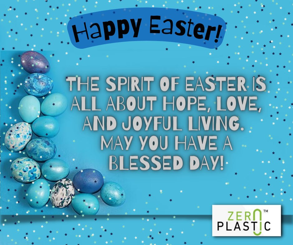 Let's reduce using plastic from this Easter Sunday...