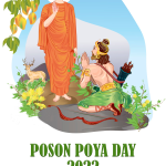 Significance of Poson poya engaged with eco-friendliness.