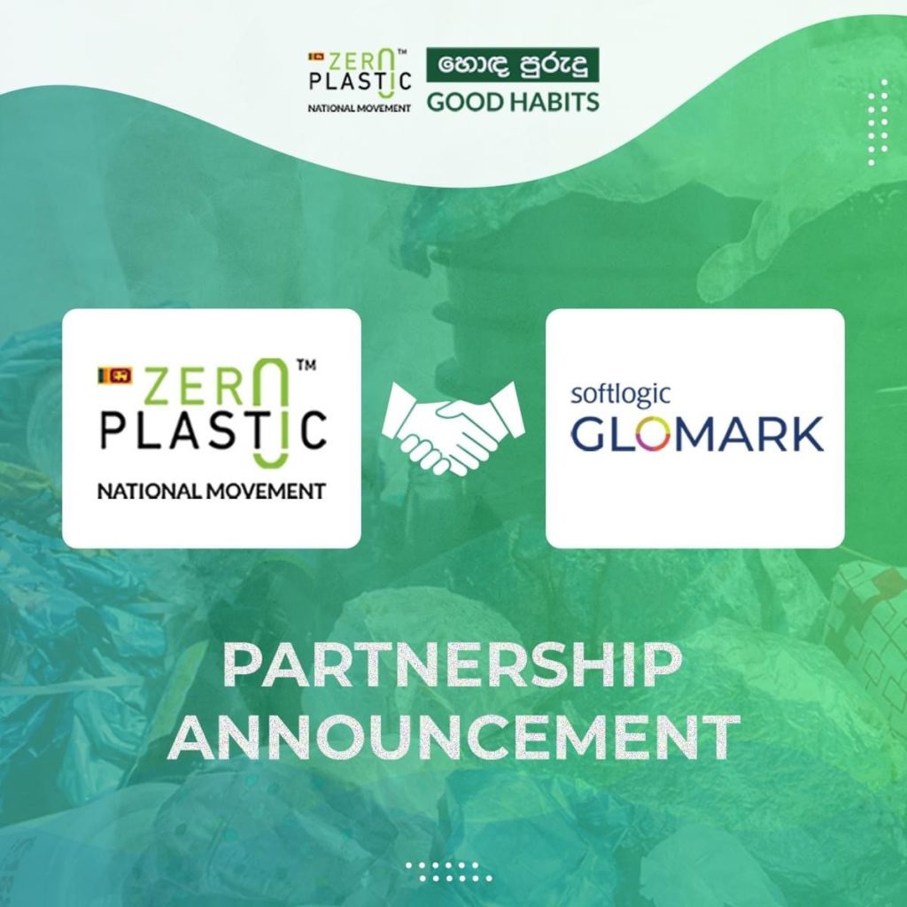 “GLOMARK Supermarket chain” has joined hands in the mission of creating a plastic free country.