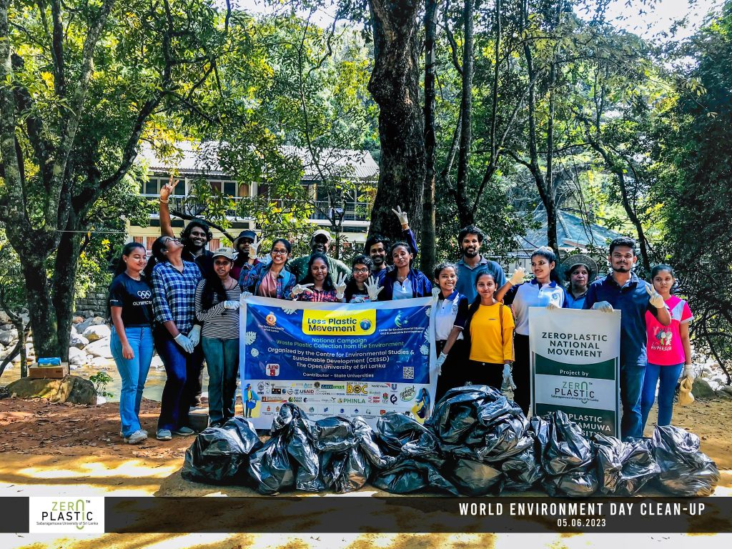 ZeroPlastic Sabaragamuwa Society Leads Simultaneous Cleanup Project to Celebrate World Environment Day