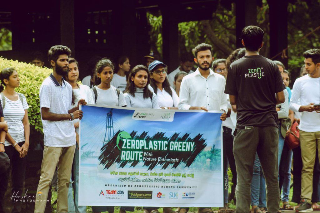 “Embarking on the Zero Plastic Greeny Route: A Transformative Journey with Nature Enthusiasts – Organized by the Zero Plastic Ruhuna Community”