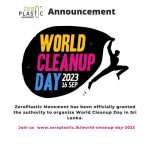 Join the ZeroPlastic Movement in Sri Lanka for World Cleanup Day on September 16th.